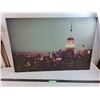 Image 1 : *35" x 24" NYC New York City Skyline Printed Wall Canvas -  PICK UP