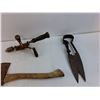 Image 2 : 12" Stanley Hand Drill, 16" Axe, 12" Metal Shears