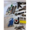 Image 2 : Caulking Gun, Various Drill & Rotary Tool Bits, Boot Brush, Flashlight, Chisels and Misc