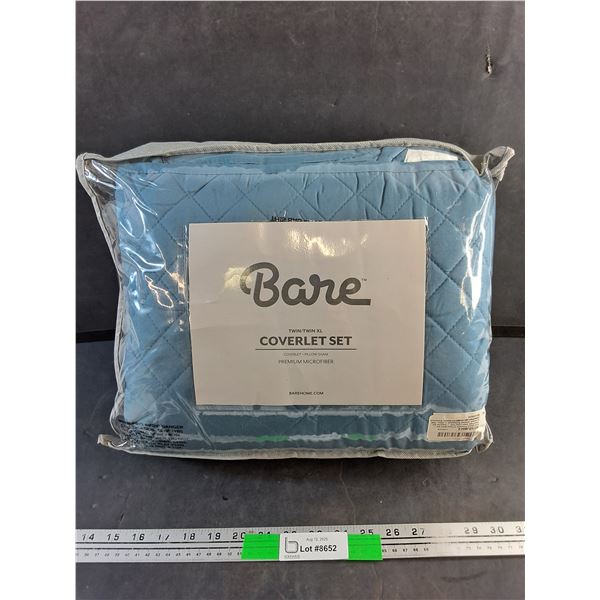 Bare Twin/Twin XL Coverlet Set - Coverlet and Pillow Sham