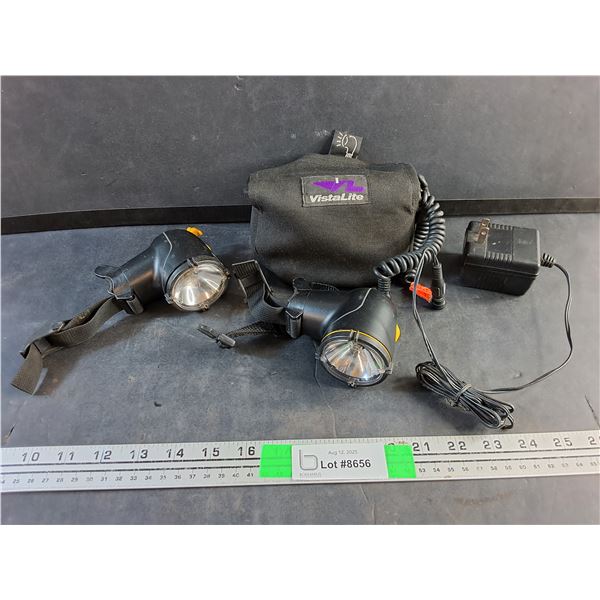 VistaLite Portable Lights with Battery - As Is