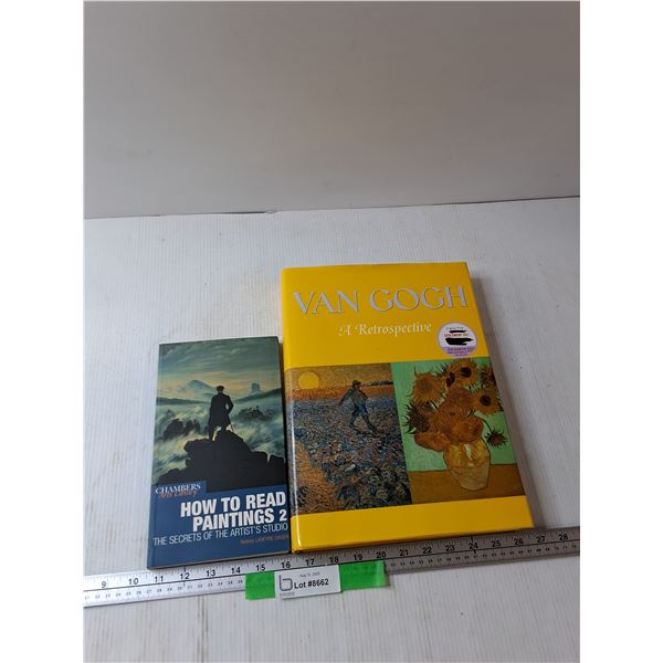 (2) Books - How To Read Paintings 2, Van Gogh A Retrospective