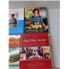 Image 3 : (4) Cookbooks - Lidias Family Table, Weir Cooking In The City, The Red Hat Society, Misc