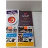 Image 3 : (4) Cookbooks - (2) Cooking With Amar'e, The Soup Bar, I Love Soup