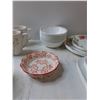 Image 4 : (4) Coffee Mugs, (13) Bowls, (16) Plates - As Is CANNOT SHIP
