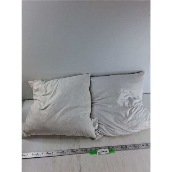 (2) Feather Pillows - As Is