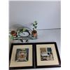 Image 5 : (2) Framed Pictures - 11.5'' x 11.5, Clock, (2) Candles, Wax Warmer