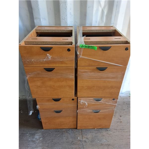 ***(4) Filing Cabinet Desk Drawers- 21.5" x 15.5" x 20.5"- CANNOT SHIP