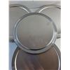 Image 4 : * (3) Metal Serving Plates - 11"  Diameter