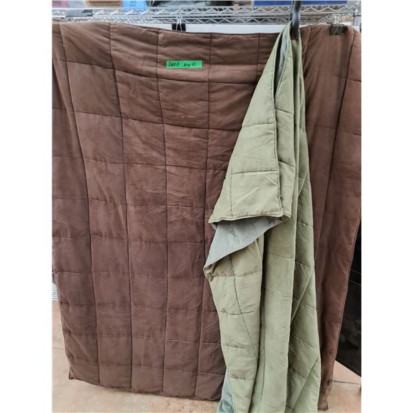 (2) Comforters/Blankets 71" x 53"