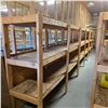 Image 1 : 2x Bid Price - Wood Shelving    8Ft 4" long X 6Ft  Tall      24" Wide