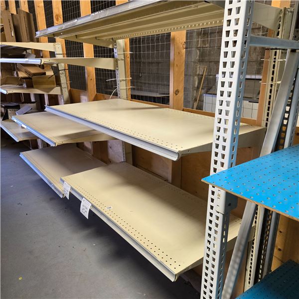 Metal Shelving     28FT X 8 fT Tall    Adjustable Shelving