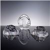 Image 1 : 3pc Nybro Crystal Paperweights