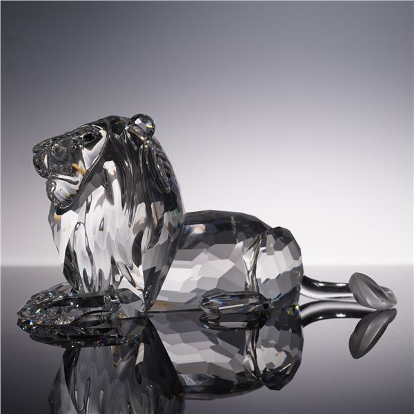 Swarovski Crystal Figurine, 1995 Annual Edition Inspiration Africa - Lion