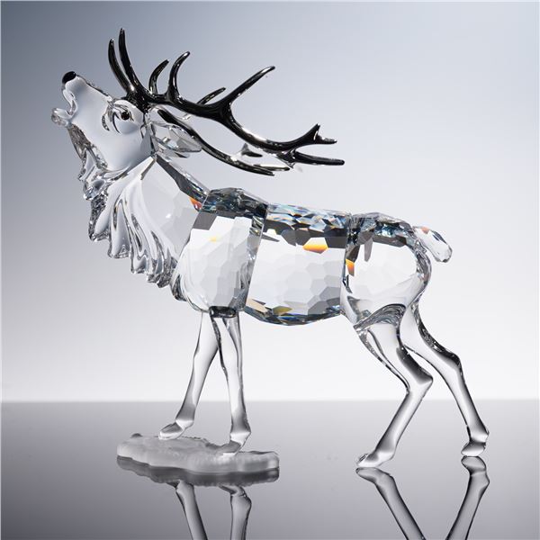 Swarovski Crystal Figurine, Stag