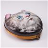 Image 1 : Chamart Limoges Cat Face Trinket Box with Original Box