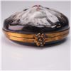 Image 2 : Chamart Limoges Cat Face Trinket Box with Original Box