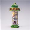 Image 1 : Limoges France Hand-Painted Parisian Advertising Column Trinket Box