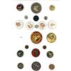 Image 1 : A card of assorted equestrian and horse buttons