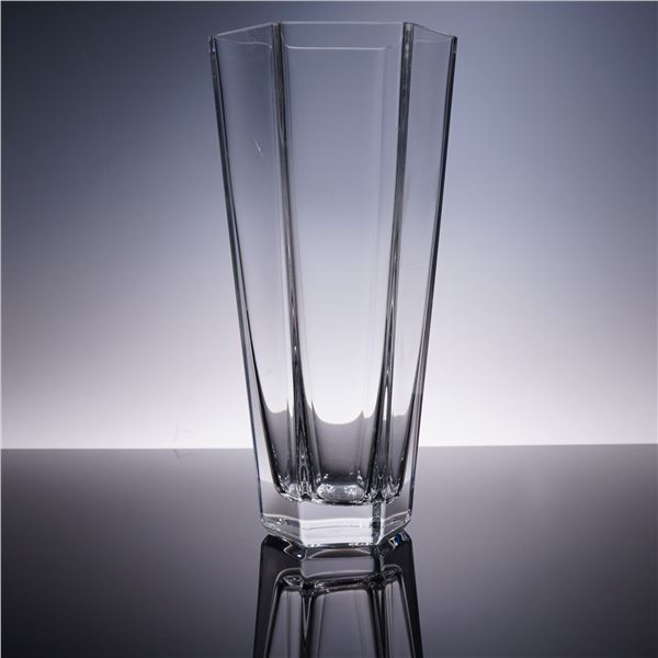 Tiffany and Co. Crystal Vase Frank Lloyd Wright