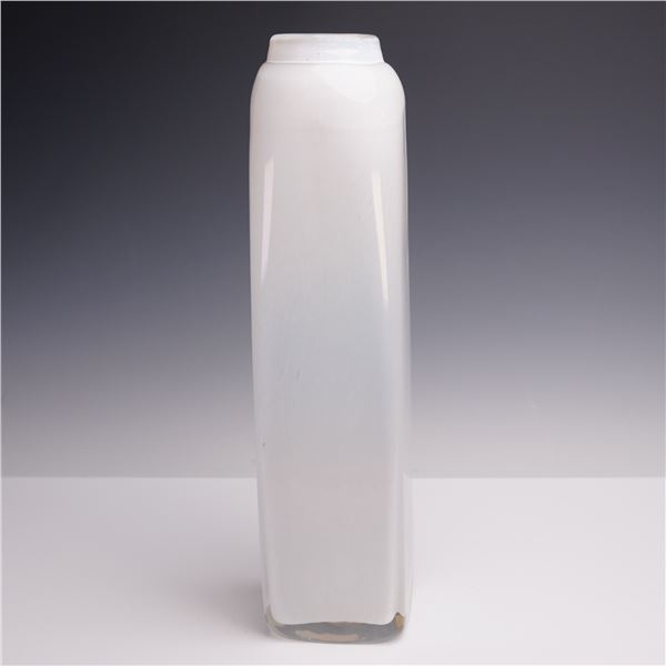 Mikasa Opal Mist Square Glass Vase