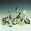 Image 1 : 17pc Hand-Painted Bird Porcelain and Pottery Figures