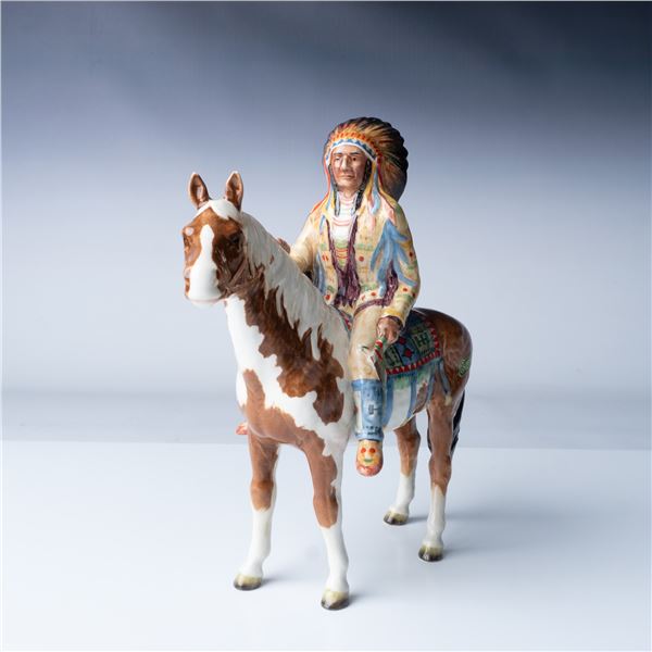 Beswick Horse Figurine, Mounted Indian 1391