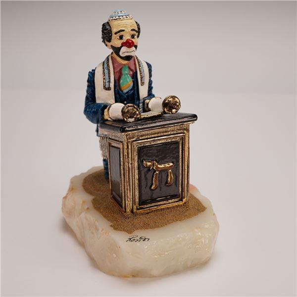 Ron Lee Clown Rabbi Sculpture