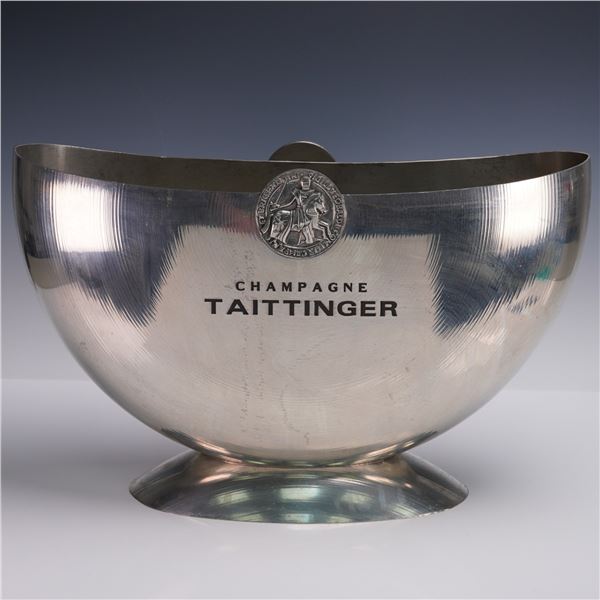 Taittinger Champagne French Advertising Ice Bucket