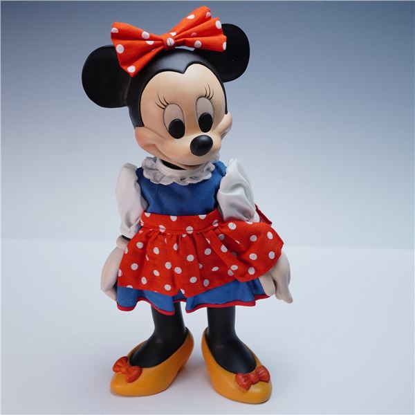 ANRI Disney Minnie Mouse Hand-Carved Wood Figurine