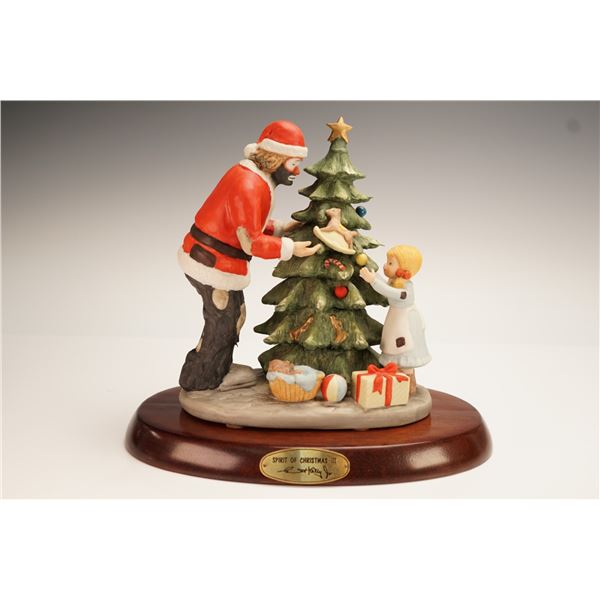 Flambro Emmett Kelly Jr. Figurine, Spirit of Christmas III 9823