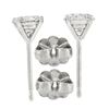 Image 6 : NEW Platinum 1.02 ctw GIA Round Brilliant Diamond Martini 4 Prong Stud Earrings