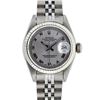 Image 2 : Rolex Ladies Stainless Steel Slate Grey Roman 26MM With Jubilee Band