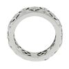 Image 7 : Solid 18K White Gold 0.76 ctw Star Pave & Bezel Diamond Open Work Wide Band Ring