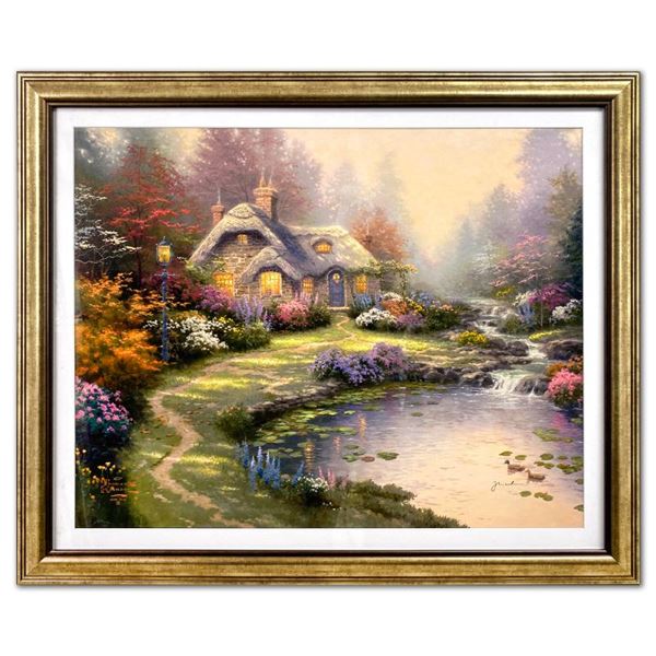 Everett's Cottage by Thomas Kinkade (1958-2012)