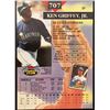 Image 2 : 1993 TOPPS STADIUM KEN GRIFFEY JR. (HOF)