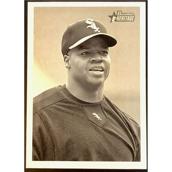 2001 TOPPS HERITAGE FRANK THOMAS (HOF)