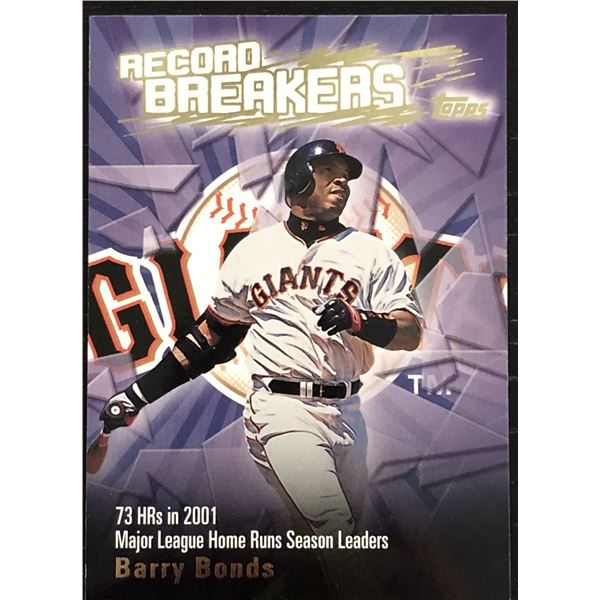 2002 TOPPS BARRY BONDS