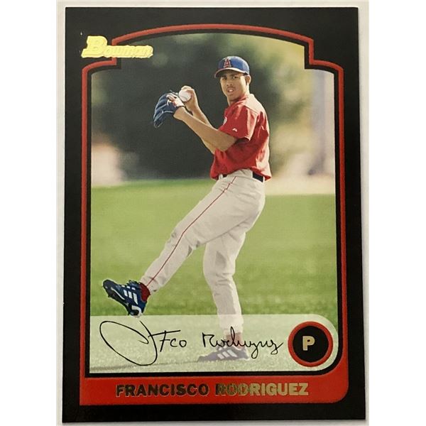 2003 BOWMAN FRANCISCO RODRIGUEZ ROOKIE CARD