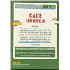 Image 2 : 2023 DONRUSS CADE HORTON ROOKIE CARD