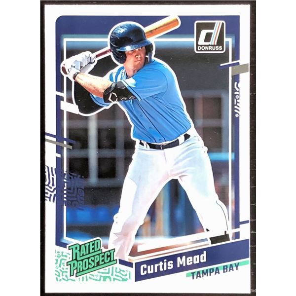 2023 DONRUSS CURTIS MEAD ROOKIE CARD