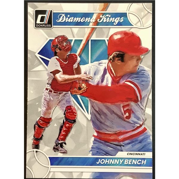 2023 DONRUSS DIAMOND KINGS JOHNNY BENCH (HOF)