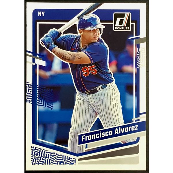 2023 DONRUSS FRANCISCO ALVAREZ ROOKIE CARD