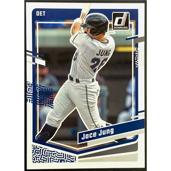 2023 DONRUSS JACE JUNG ROOKIE CARD