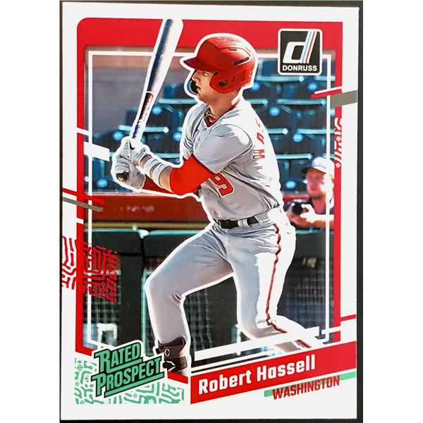 2023 DONRUSS ROBERT HASSELL ROOKIE CARD