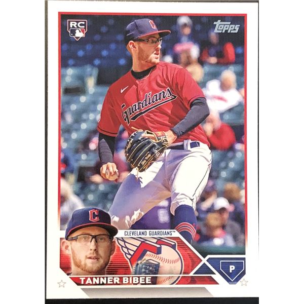 2023 TOPPS TANNER BIBEE ROOKIE CARD
