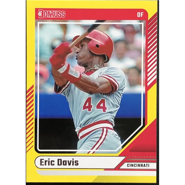 2024 DONRUSS YELLOW PARALLEL ERIC DAVIS