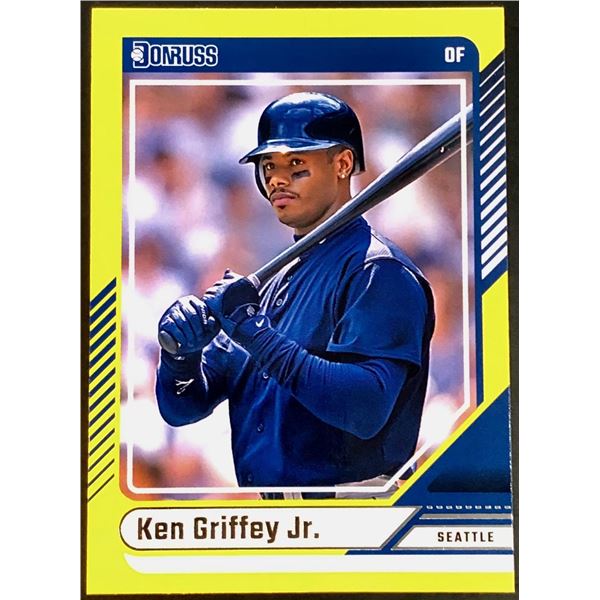 2024 DONRUSS YELLOW PARALLEL KEN GRIFFEY JR. (HOF)