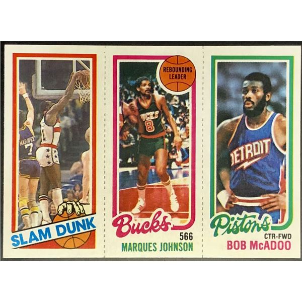 1980-81 TOPPS BOB McADOO & ELVIN HAYES (HOF)