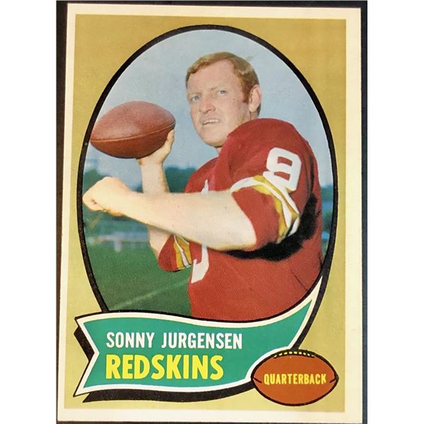 1970 TOPPS SONNY JURGENSEN (HOF)